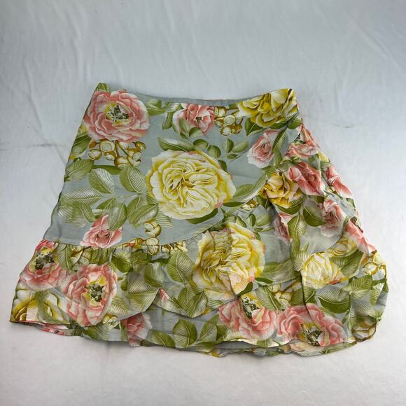 EXPRESS Floral Ruffle Skirt - Picture 4 of 12